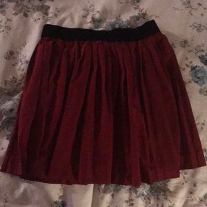Perfect for the holiday season pleated skirt